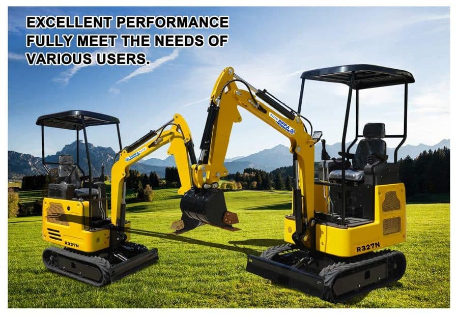 R327 Mini Excavator (1.18T)